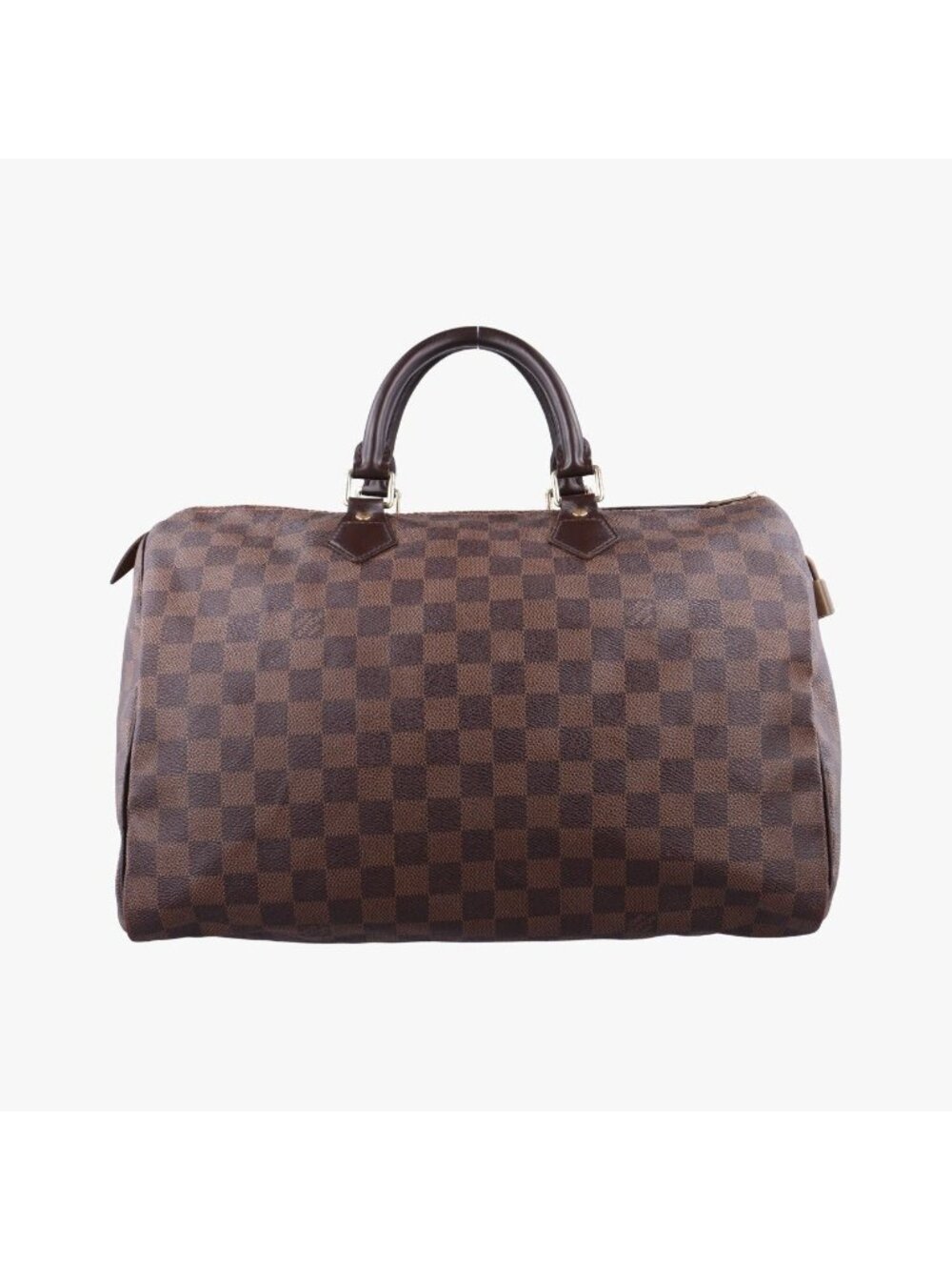 Louis Vuitton Speedy 35 Ebene Damier Canvas Handbag